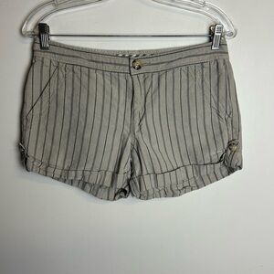 Vintage Y2K Old Navy size 4 Micro shorts Striped Womens low rise